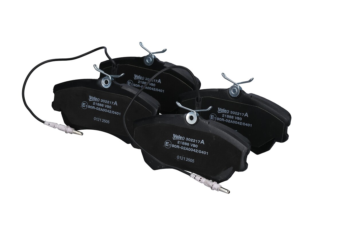 Jeu de 4 plaquettes de frein VALEO ref. 302217A